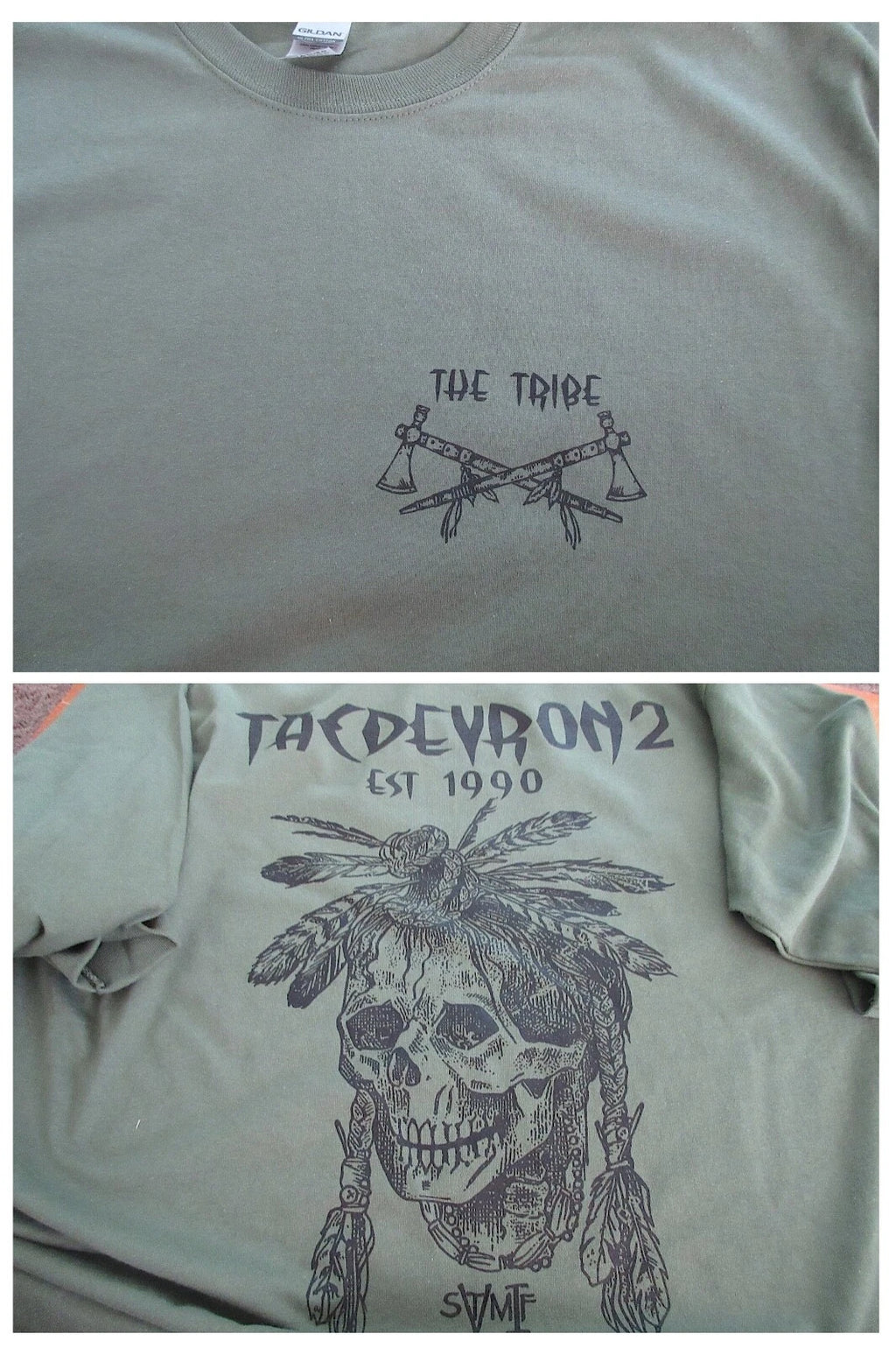 Navy SEALS DEVGRU TACDEVRON RED SQUADRON THE TRIBE Long Sleeve T-Shirt Large