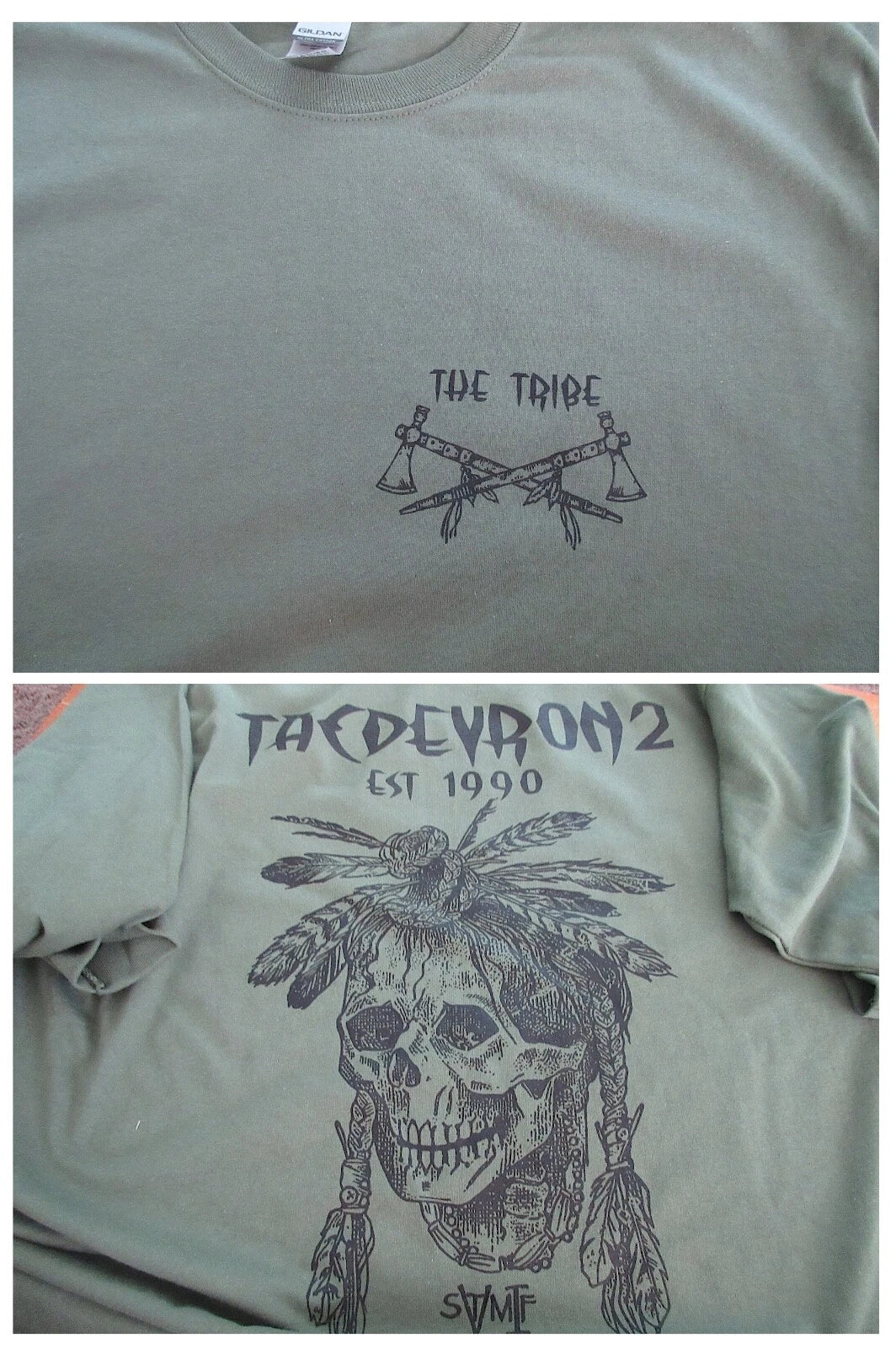 Navy SEALS DEVGRU TACDEVRON RED SQUADRON THE TRIBE Long Sleeve T-Shirt Large