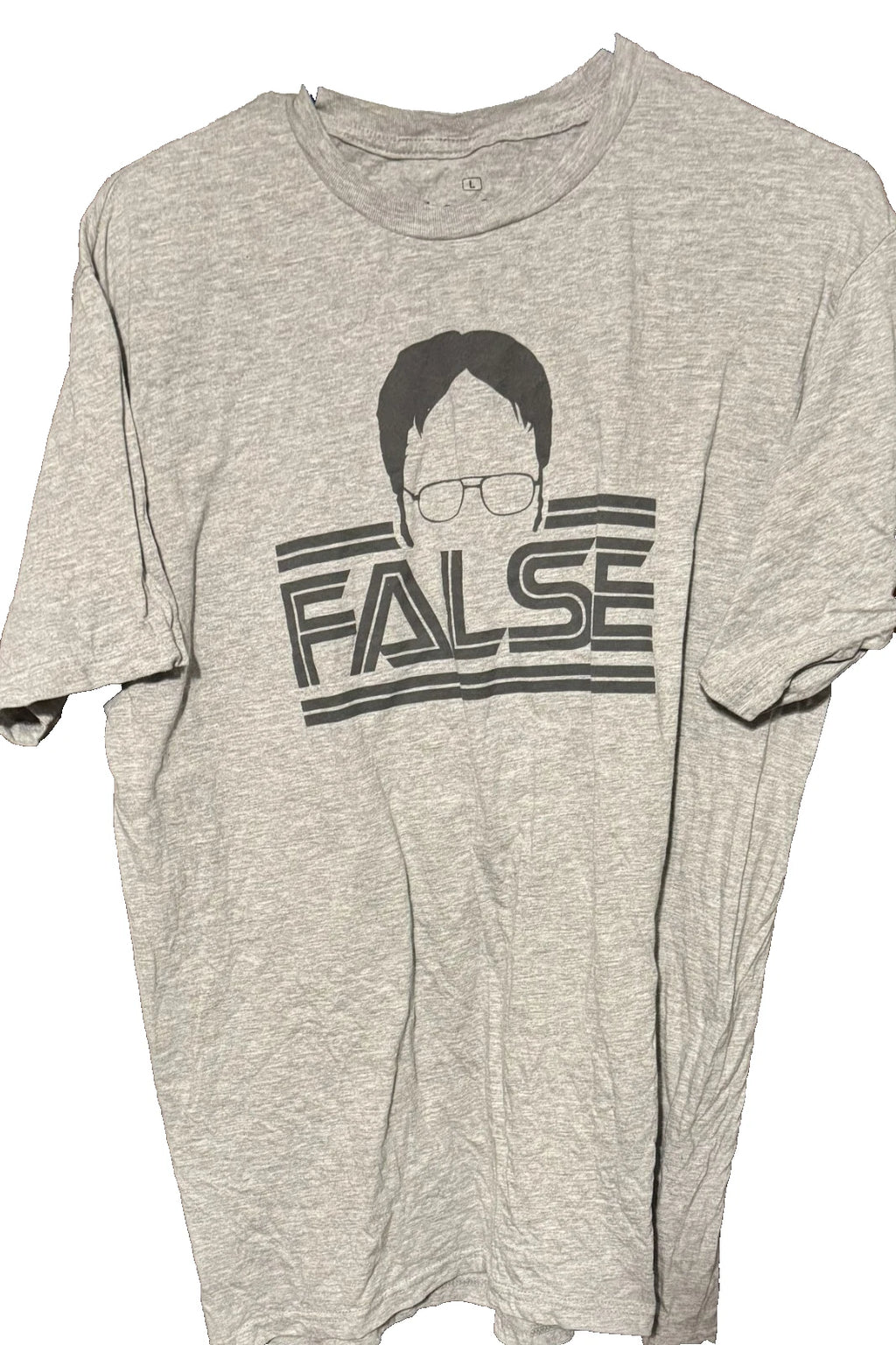 The Office Dwight Schrute T Shirt Gray Men's Size L