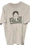 The Office Dwight Schrute T Shirt Gray Men's Size L