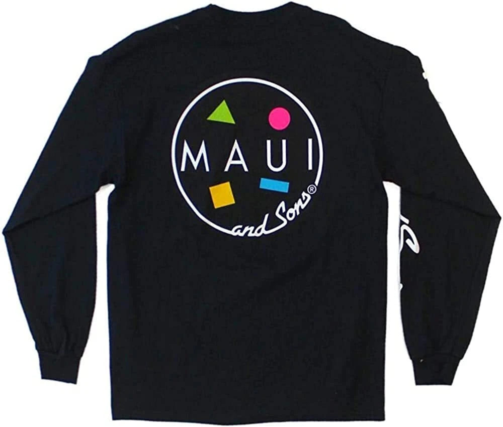 Maui and Sons Cookie Long Sleeve T-shirt - Brand New - 80s Style