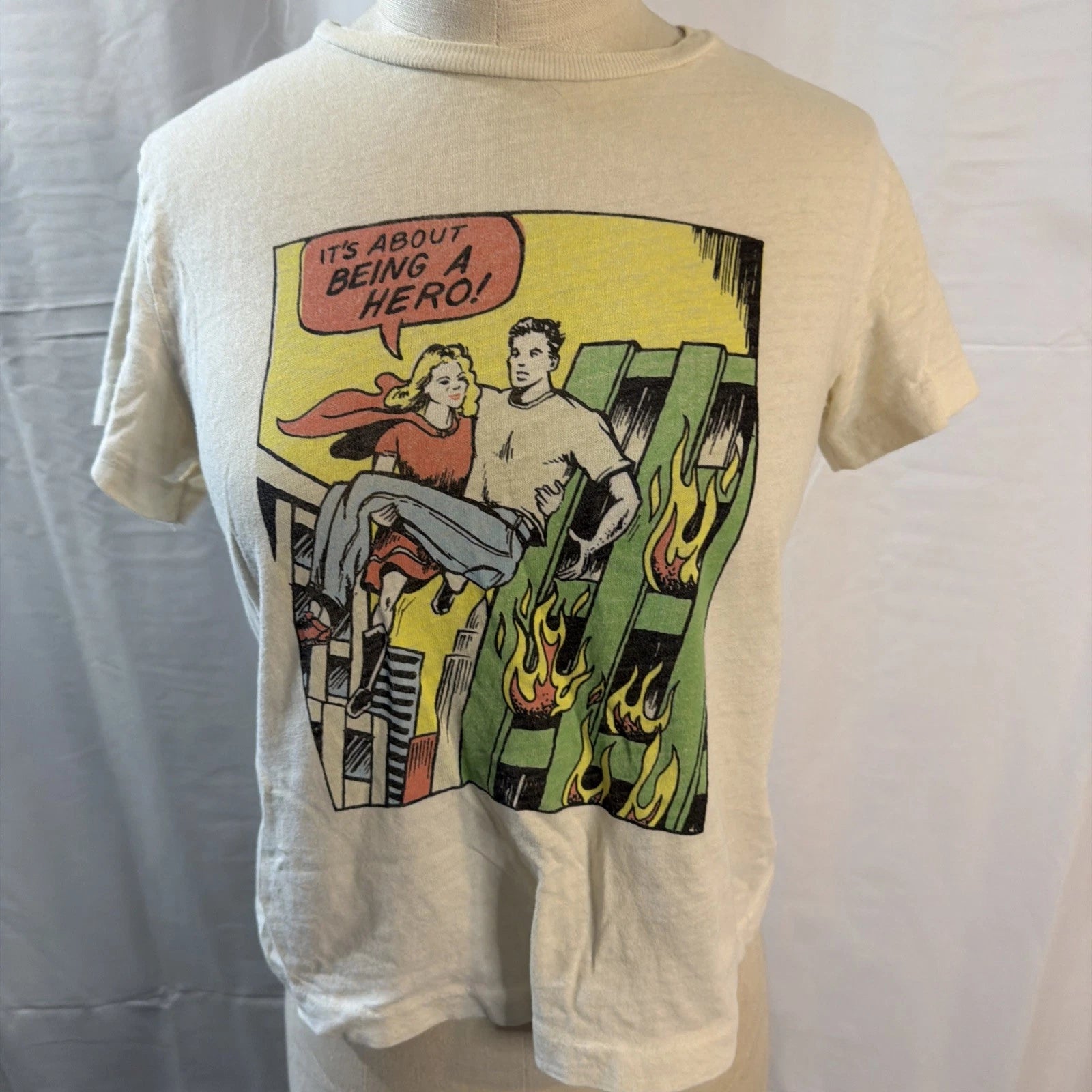 re/done t shirt Vintage Style Pop Art Cs