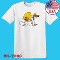 Speedy Gonzales And Slow Poke Rodriguez Cartoon White Size S-5XL