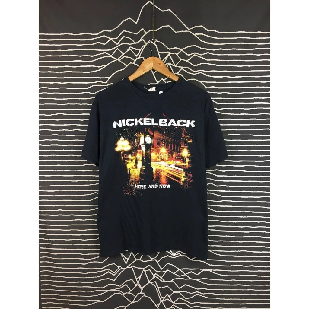 Vtg Y2K Nickelback Here And Now Studio Album Cover Tee