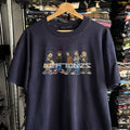 90s Deftones Cartoon Aged T-Shirt Navy XL