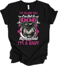 Schnauzer Dog Mom Shirt Funny Miniature Schnauzer Puppy I'm A Baby Gift for Wome