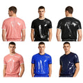Men T-shirt Workout Tops Comfortable Top Activities Water Resistant Casual Trim