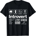 Introvert Label Signs T-Shirt