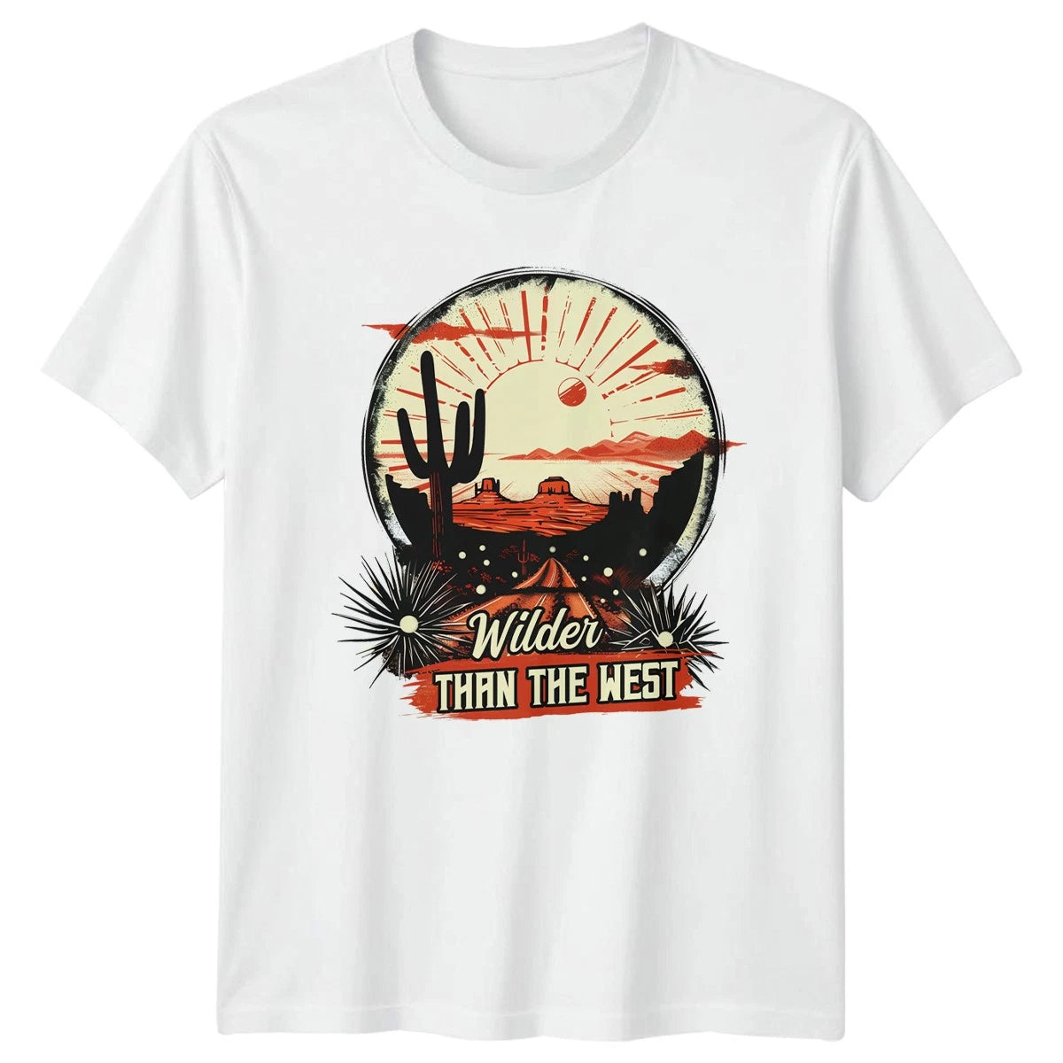 Wilder Than The West T-Shirt Desert Southwestern Birthday Gift For Him