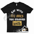 STRVD T Shirt for 1 Mid Patent Black White Metallic Gold NRG Top 3 Dunk High