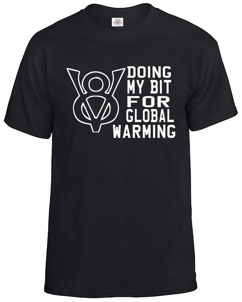V8 Global Warming Men's T-Shirt Funny Novelty Muscle Car Gear Driving Tee Top