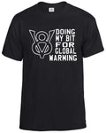 V8 Global Warming Men's T-Shirt Funny Novelty Muscle Car Gear Driving Tee Top