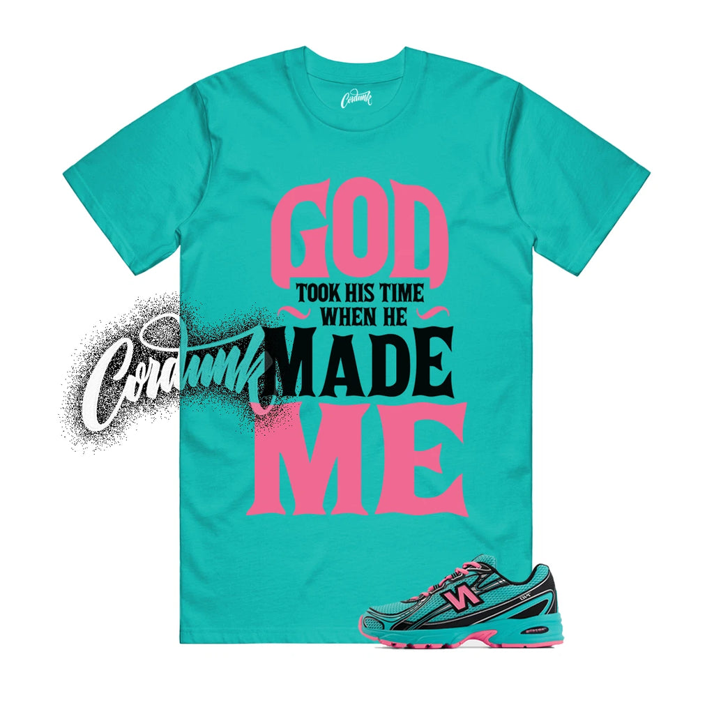 740 V2 Cyber Jade Black Pink South Beach T Shirt Match Match GTHT