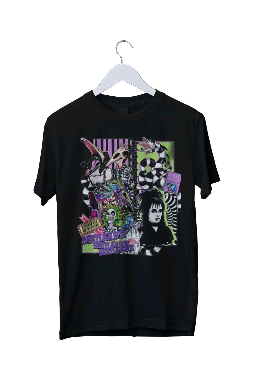 It's Show Time Horror Movie Characters Graphic Unisex T-Shirt S M L XL 2 3 4 XL