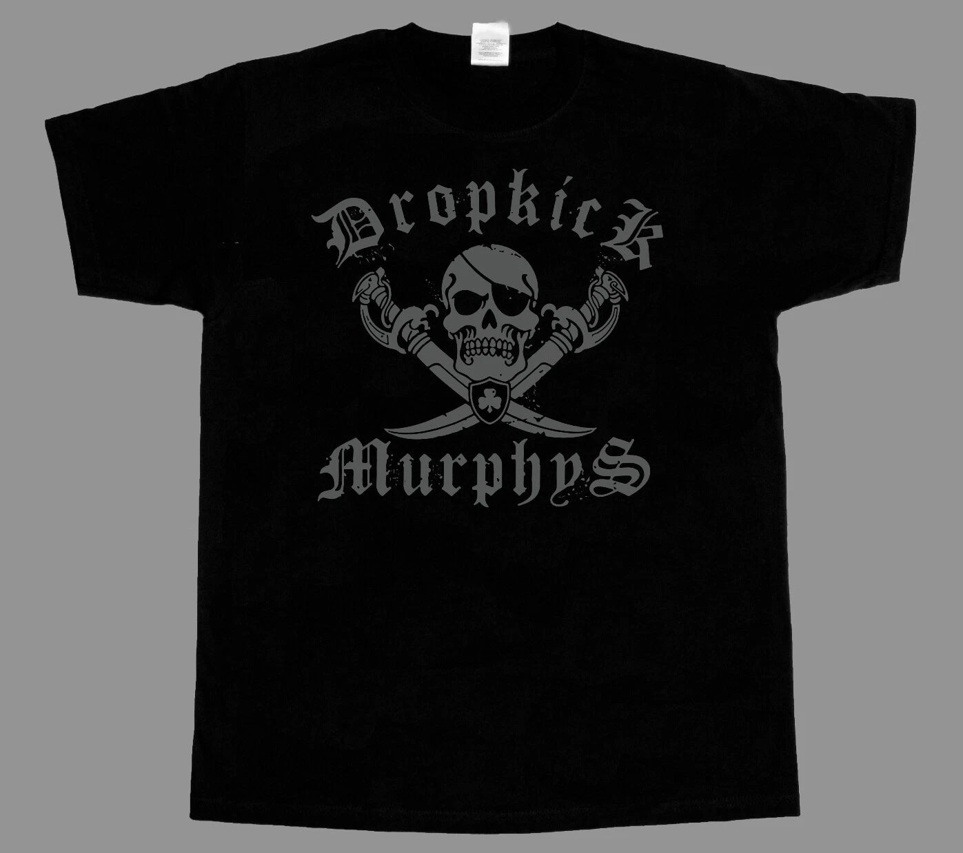 DROPKICK MURPHYS JOLLY ROGER SHORT - LONG SLEEVE NEW BLACK T-SHIRT 3 4 5XL