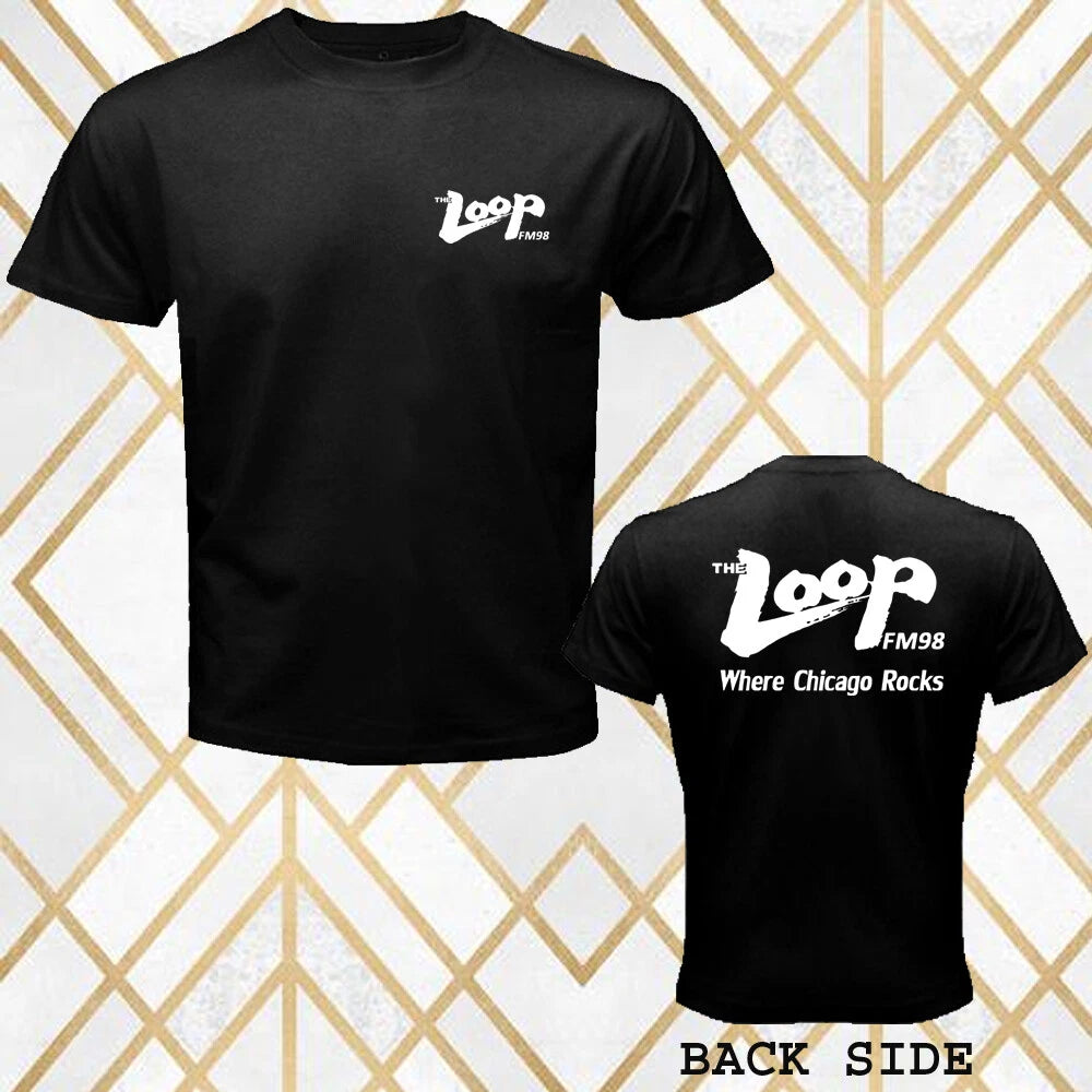 The Loop FM 98 Radio Men's Black Size S - 3XL