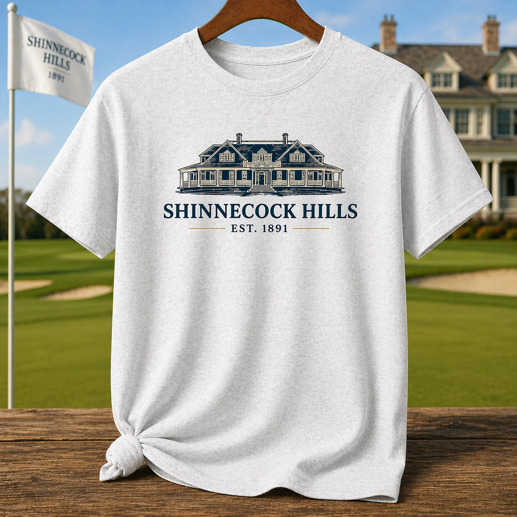 Shinnecock Hills Golf Shirt US Open 2026 inspired Tee Long Island Golfer Gift