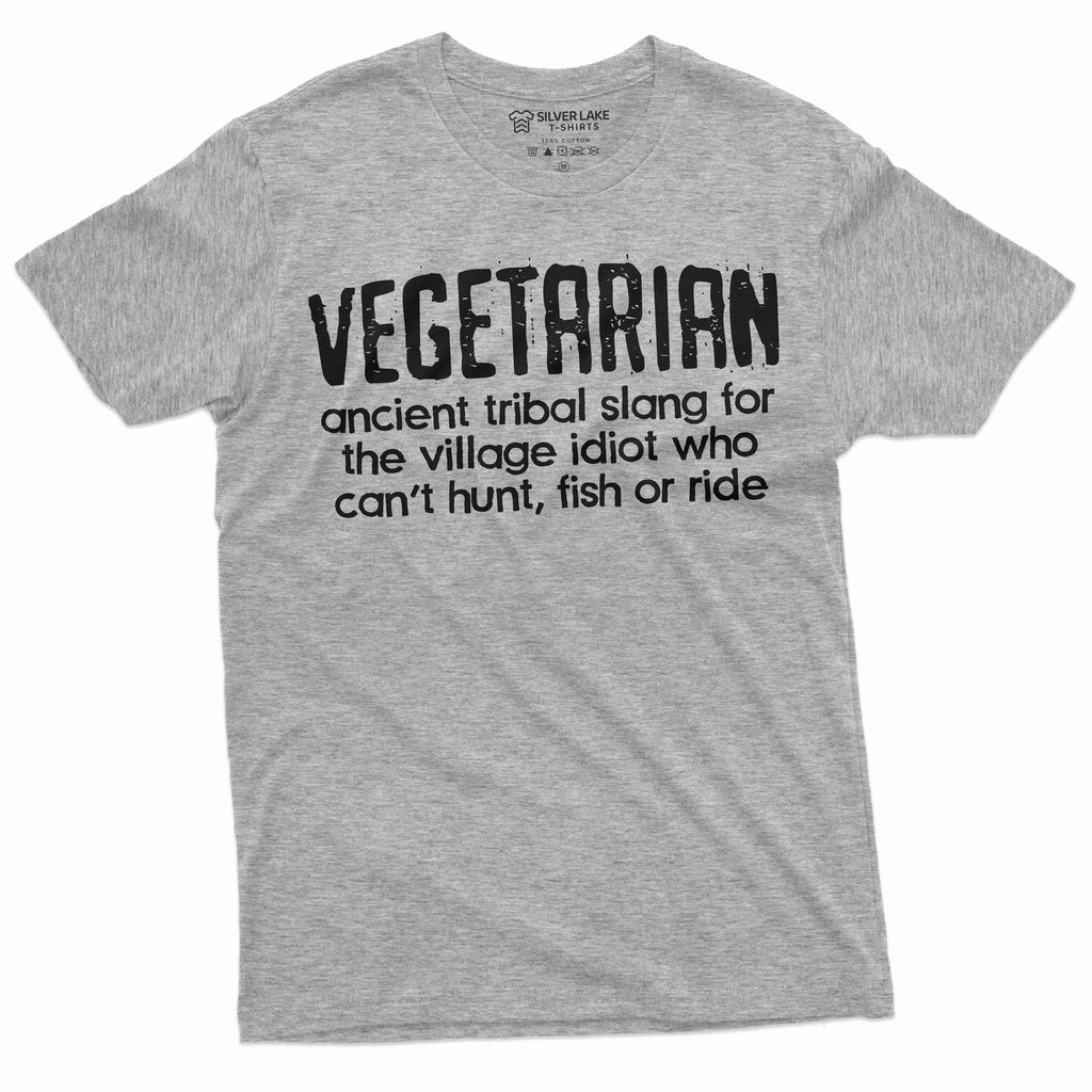 Vegetarian Funny Definition T-shirt Humorous Foodie Gift Anti vegetarian Tee