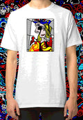 Pop Art Rock Punk Retro Vintage cult Flowered Comic T Shirt INISHED Productions