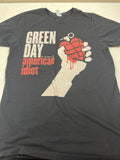 Green Day American Idiot Men Unisex Medium Tee T Shirt Black Hand Grenade Heart