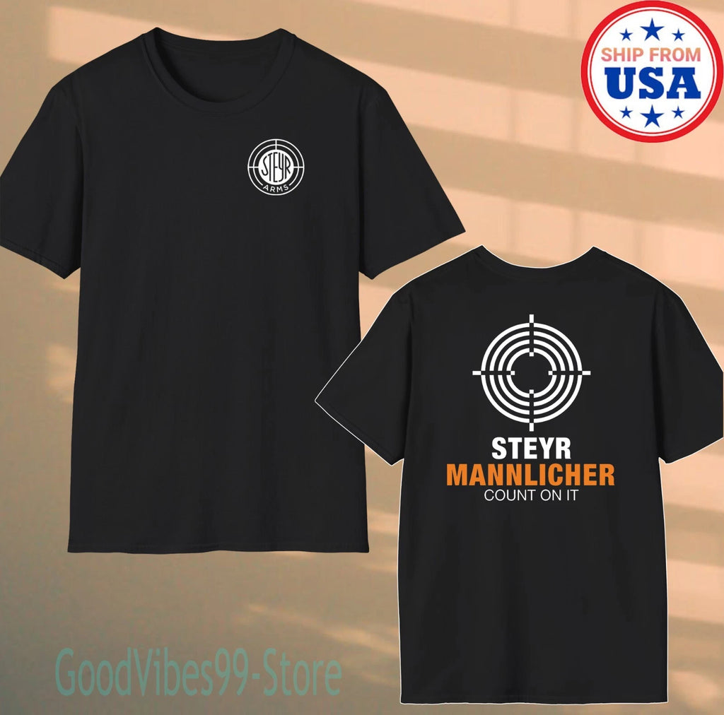 Steyr Mannlicher Guns Firearms Men's Black Size S-5XL