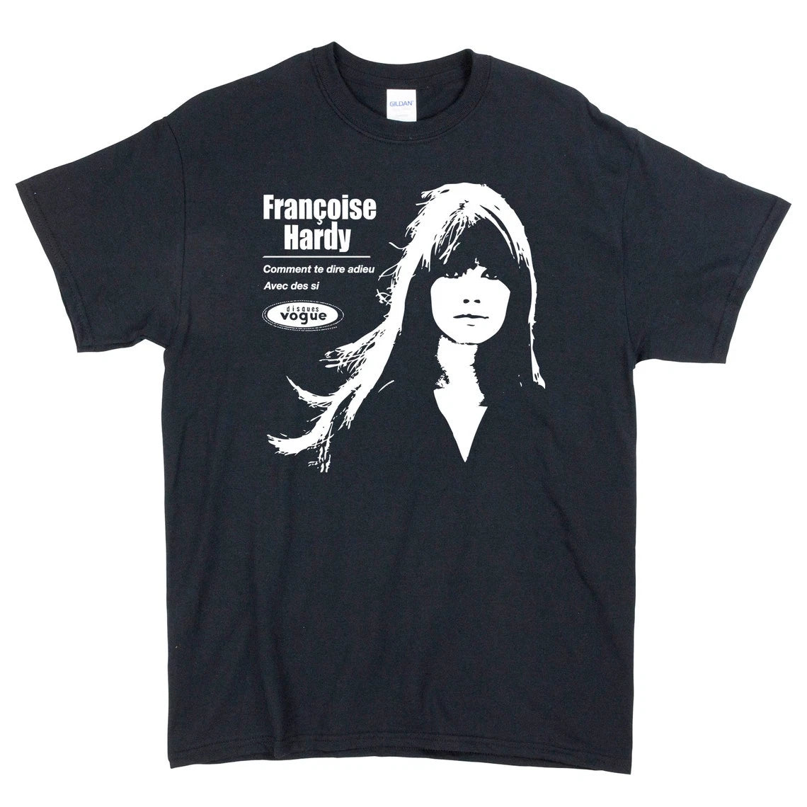 Francoise Hardy Comment Te Dire Adieu Retro French Music Unisex T Shirt