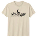 Stronger Than The Storm Crescent Moon Boho T-Shirt