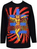 Psychic TV Men's Long Sleeve T-Shirt Val Denham Wolf PTV Industrial Punk
