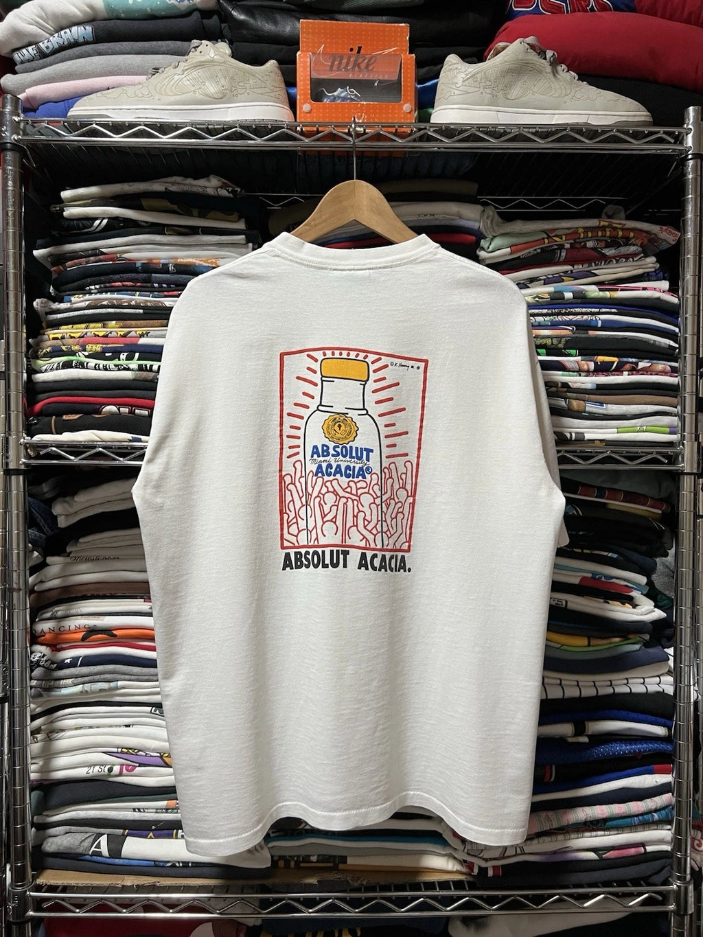 RARE Keith Haring Miami University Pop Shop Art T-shirt￼