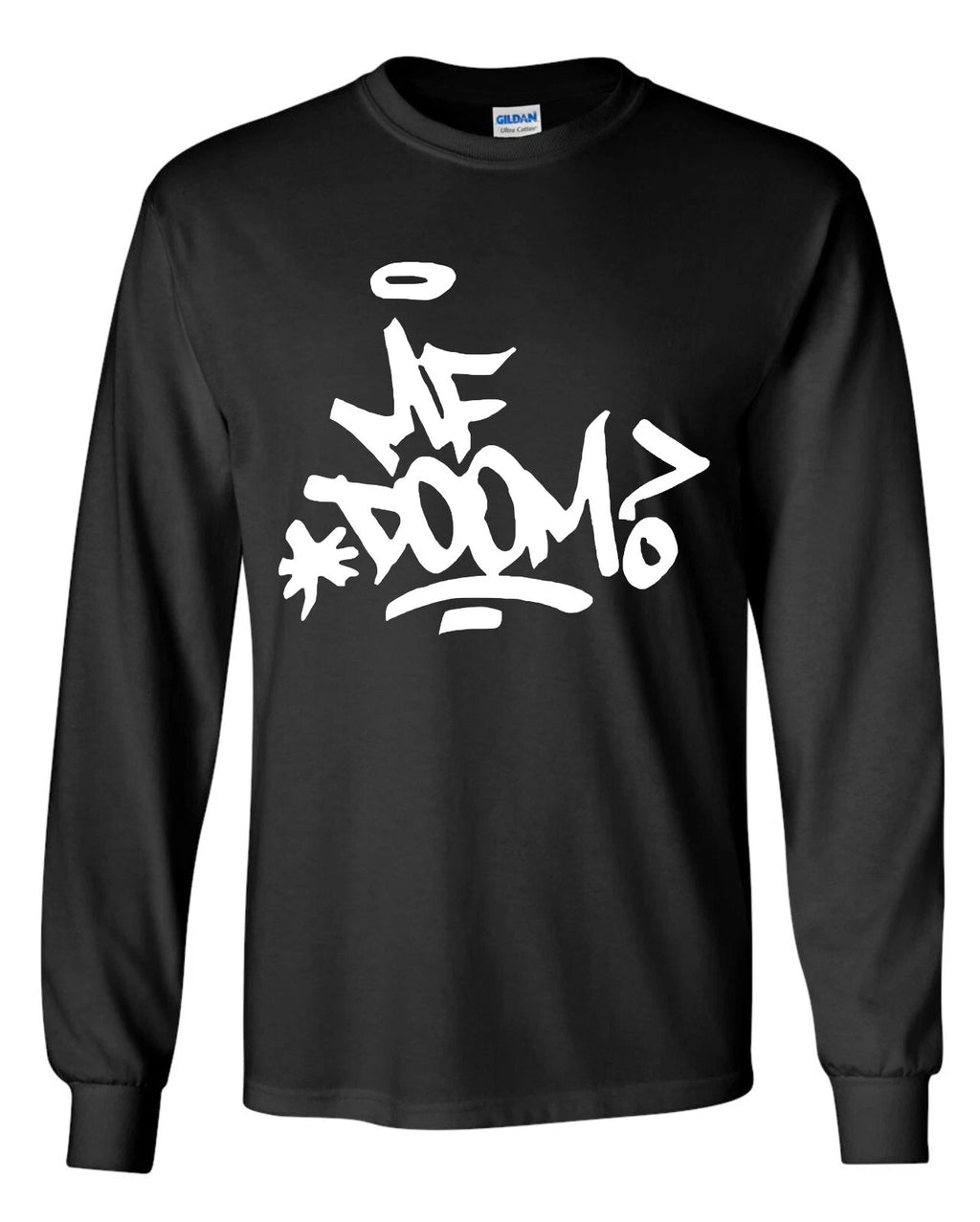 MF Doom Long Sleeve T-Shirt - All Caps Madvillain doomsday 90s boom bap hip hop