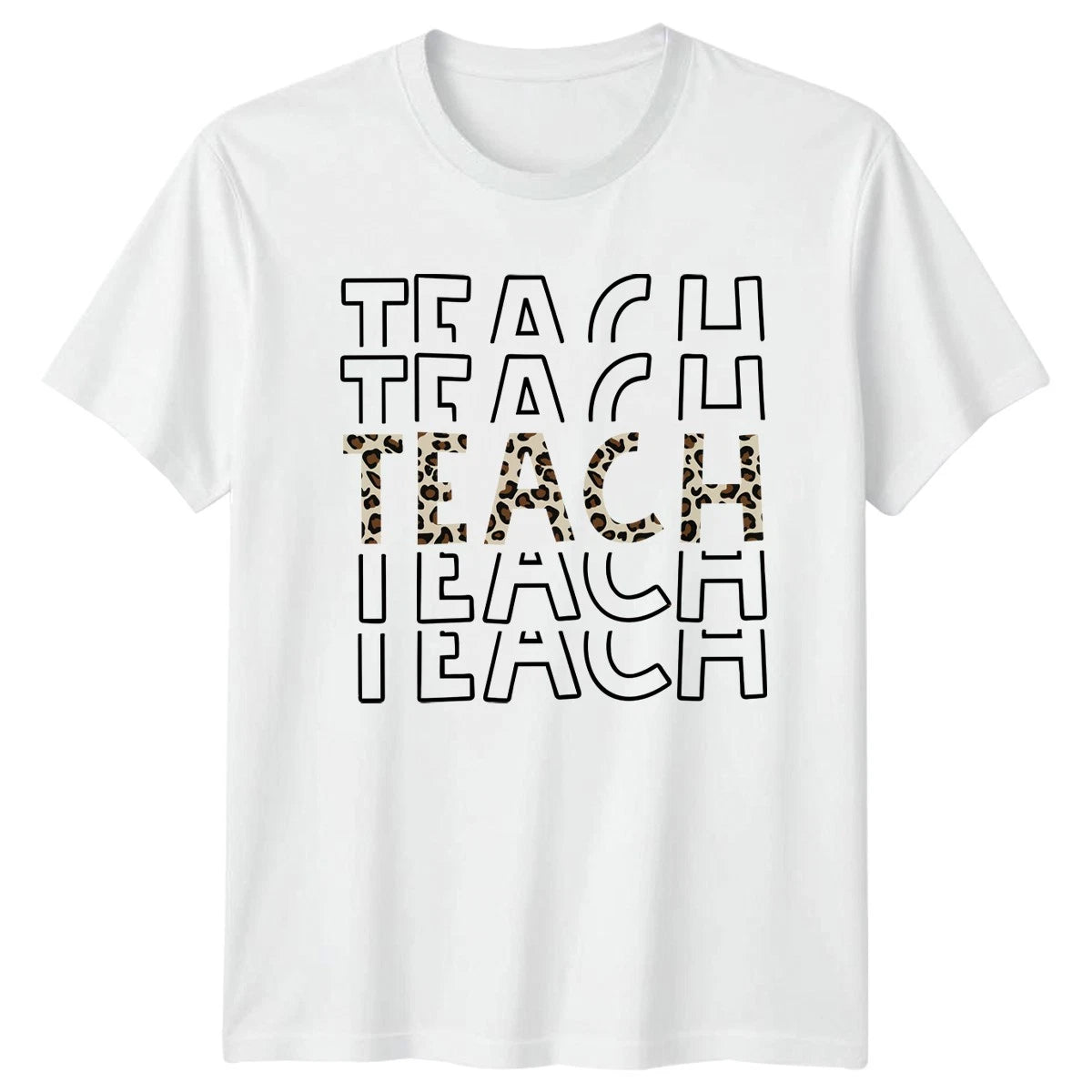 Teach Teach Teach Womens T-Shirt Teacher Appreciation Gift For Her