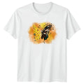 Stylized Nature Design Womens T-Shirt Boho Floral Birthday Gift For Her
