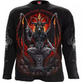 Spiral Direct BAPHOMET Long Sleeve T-shirt Biker Goth Skull Baphomet Bat Top