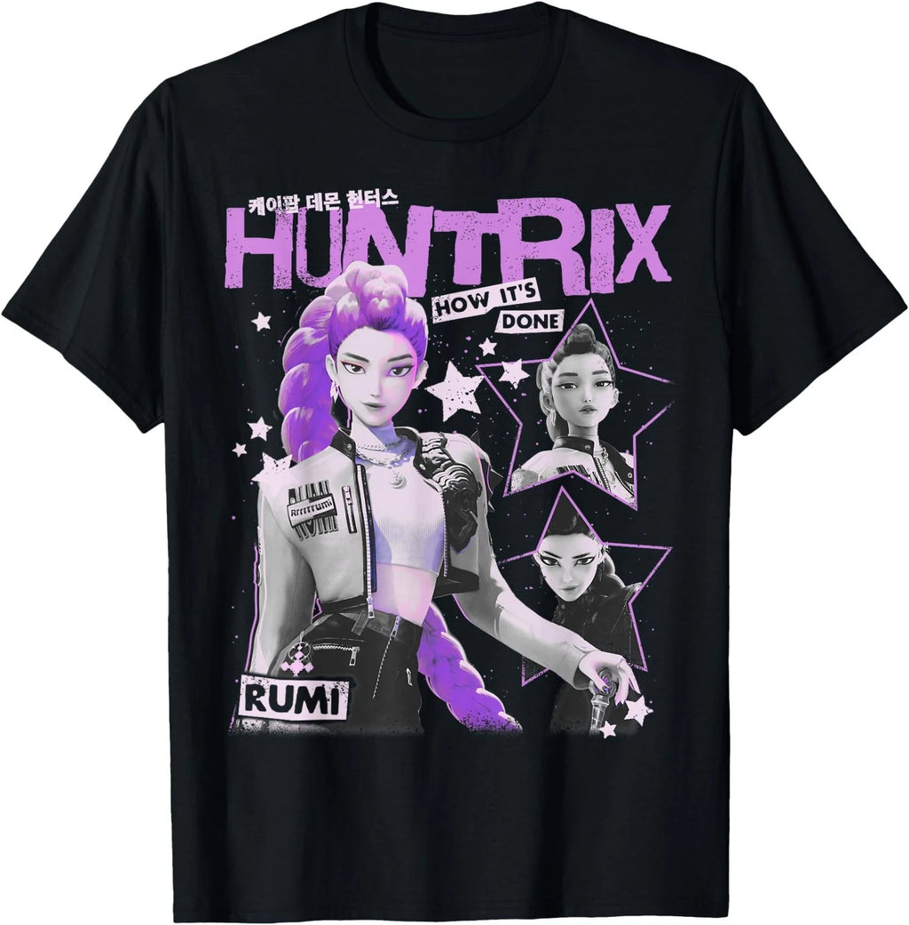 Kpop Demon Hunters Rumi Vintage Y2K Style Poster T-Shirt