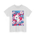 CUTE STRAWBERRY GARDEN KITTY CAT TSHIRT TEE GIFT GIRLS WOMEN TEENS KAWAII SHIRT