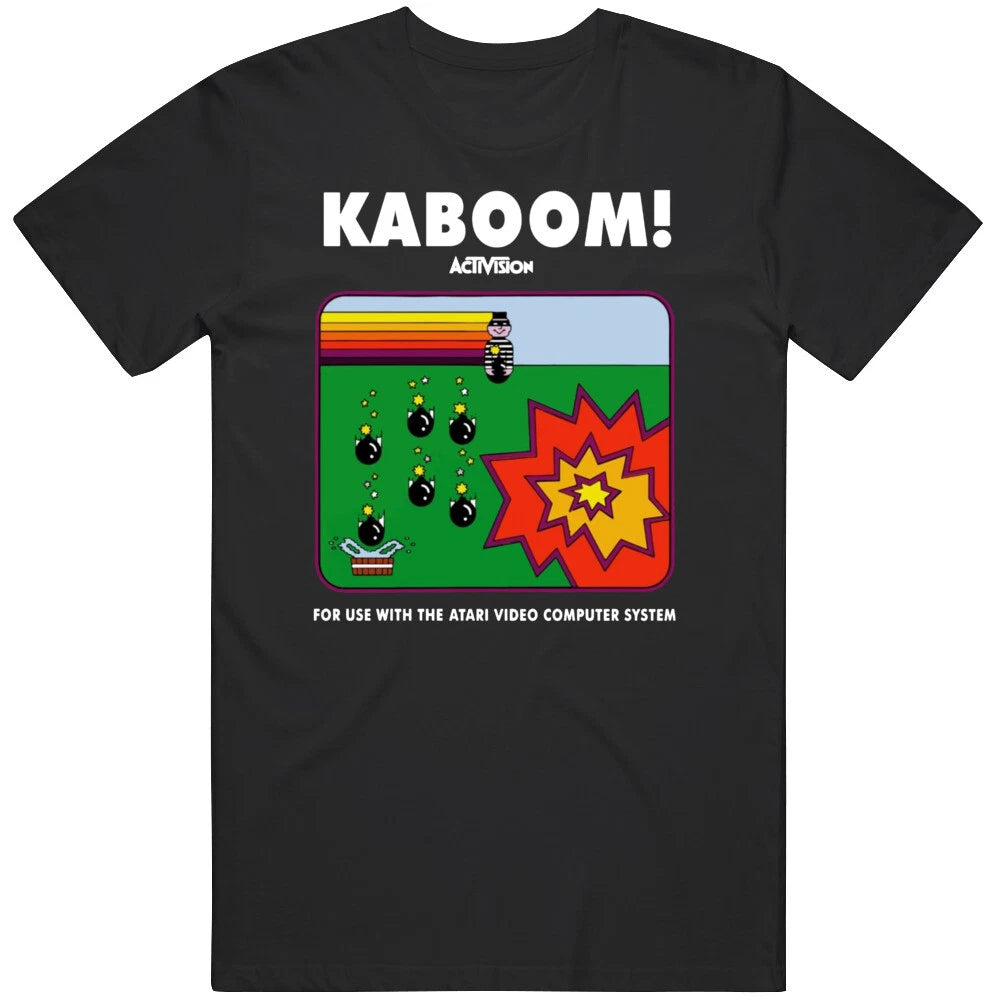 Kaboom Atari 2600 Video Game Fan v3 T Shirt