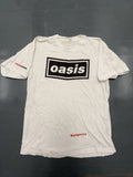 Vintage Oasis T Shirt 90s Europress Screen Stars L Box Logo Britpop Shoegaze
