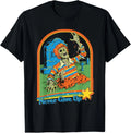 Never Give Up Zombie Sarcastic Retro Funny Adult Humor T-Shirt