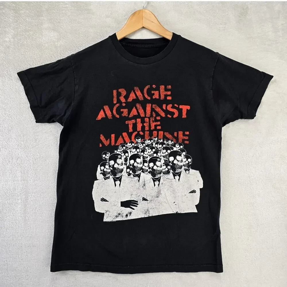 Rage Against The Machine Crowd Of Skeletons Ahirt Black