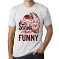 Men's Graphic T-Shirt Strong Wolf And Funny Eco-Friendly Limited Edition