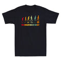 The Evolution Of Money Funny BTC   Meme Novelty Men's Black Cotton T-Shirt