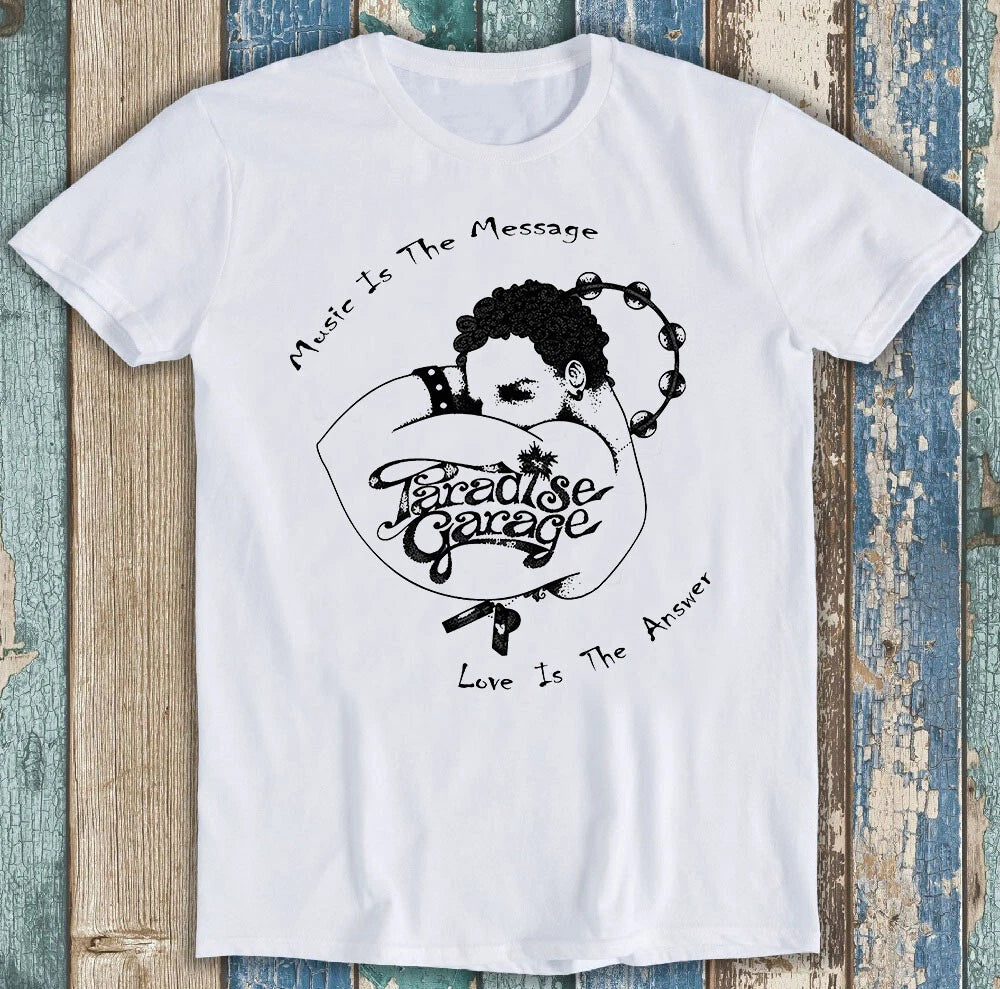 Paradise Garage Disco House Larry Levan Salsoul Chicago Music Tee T Shirt M1243
