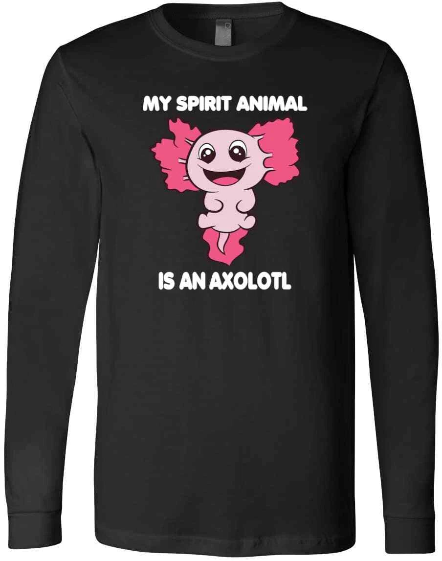 My Spirit Animal Is An Axolotl Cute Axolotl Sea Animal Kawaii T-Shirt