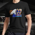 Meguro Moto, Distressed Active Logo T-Shirt Funny Size Mode American T-shirt