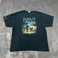 Vintage Halo Reach Shirt Mens XL Black 2000s Y2K Video Game Promo XBOX