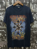 Vintage 90s Sepultura Band "20 YEARS CHAOS A.D" T-shirt Reprint