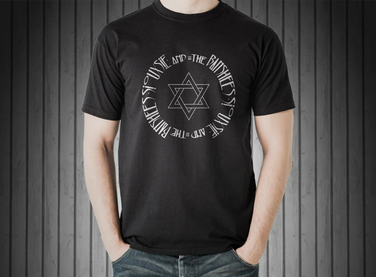 Siouxsie And The Banshees - Israel Logo Text T-Shirt (Punk, clash, pistols..)