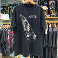 Y2K American Psycho Aged T-Shirt Black M