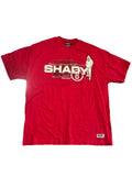 Vtg Y2K Shady LTD Eminem Embossed Shirt Size Large Authentic Article 100% Cotton