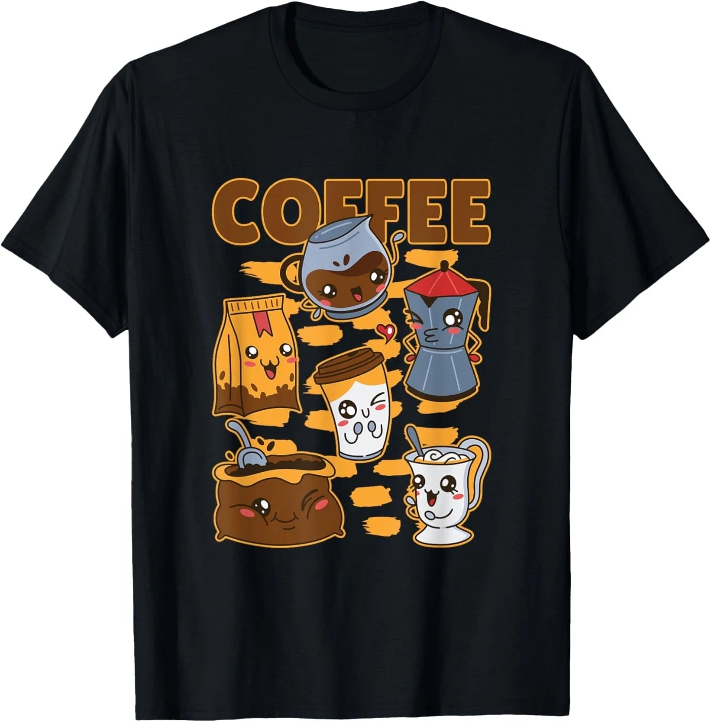 Vaporwave Japan Kawaii Coffee Otaku Japanese Anime Coffee T-Shirt